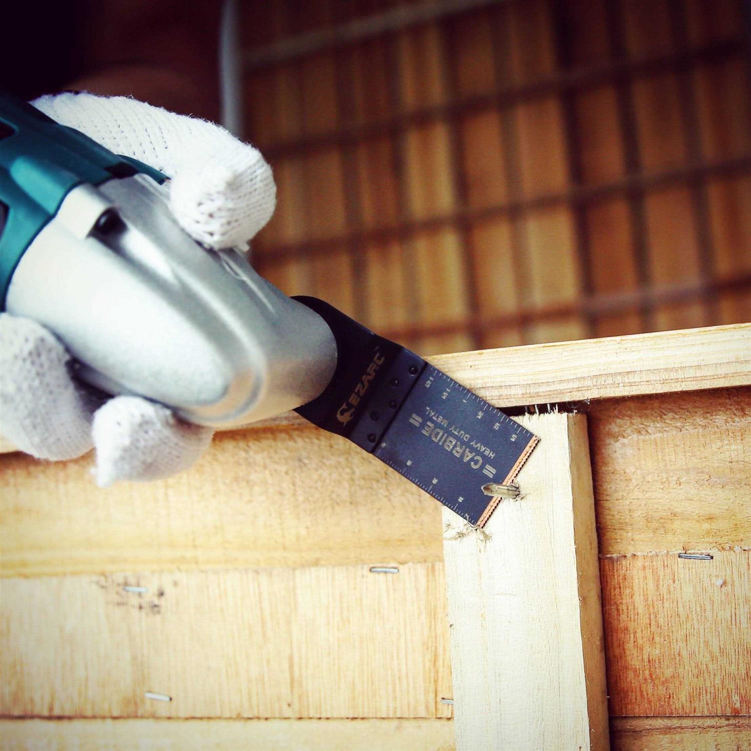 Ezarc Japanese Tooth Oscillating Saw Blade 5pcs Arc Edge Oscillating Multitool Blades Clean Cut for Wood - Inhomebuy