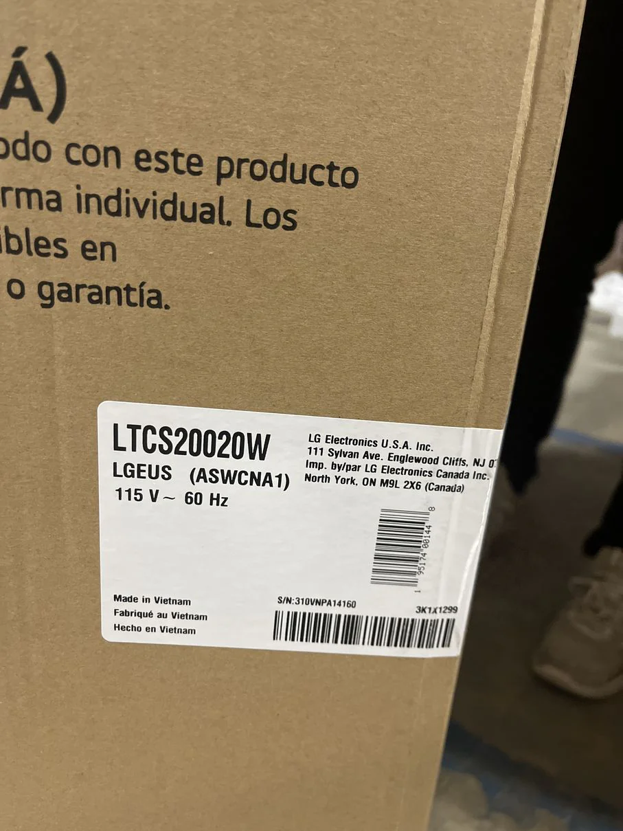 LG 30 IN. 20 CU. FT. WHITE TOP MOUNT REFRIGERATOR WITH MULTI-AIR FLOW COOLING - LTCS20020W - Inhomebuy