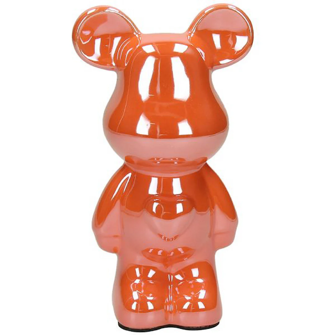 Azzurro Orange Bear Decor 18 h - Inhomebuy