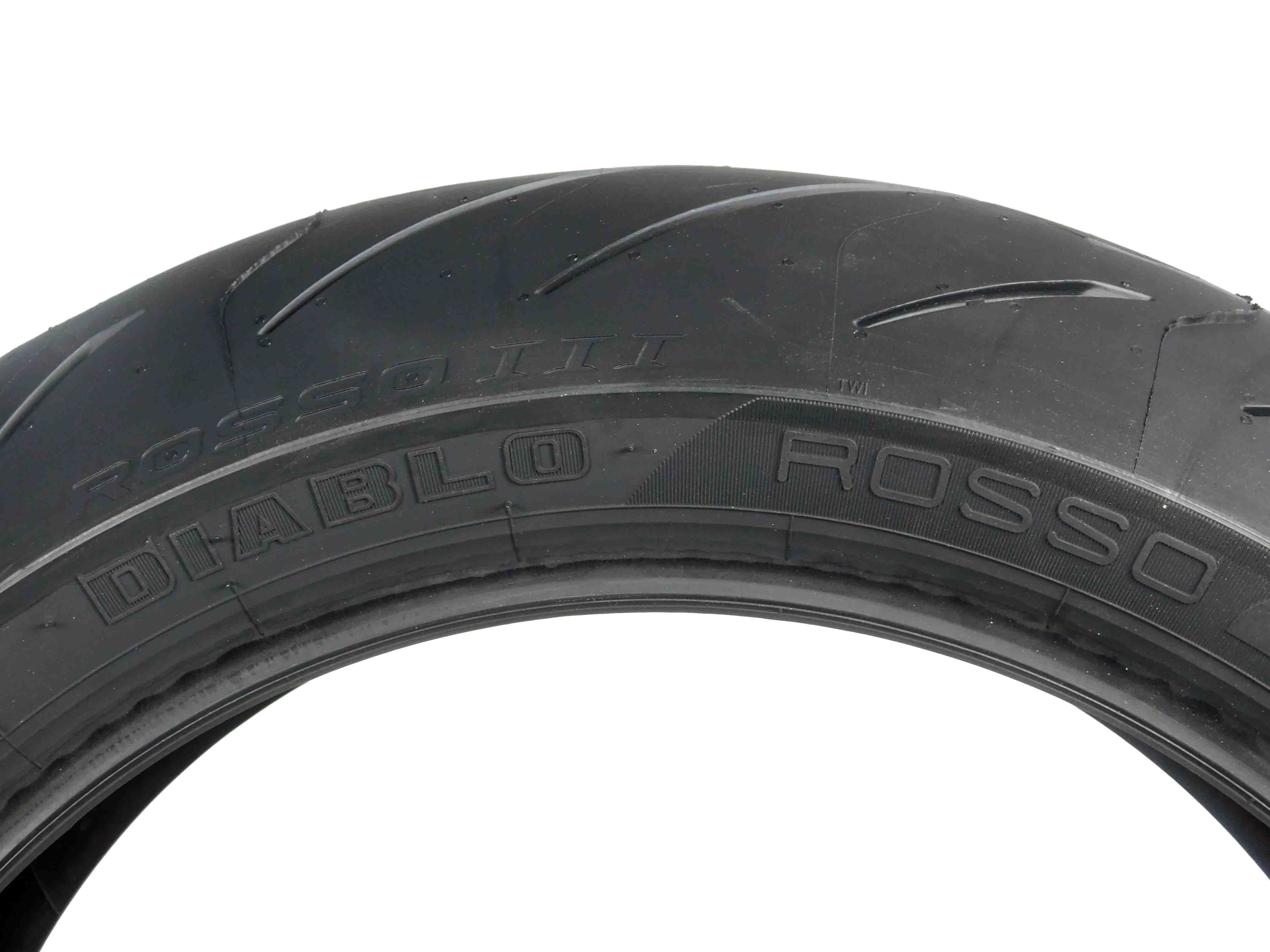Pirelli Diablo Rosso III 190/55 ZR17 Rear Motorcycle Tire - Inhomebuy