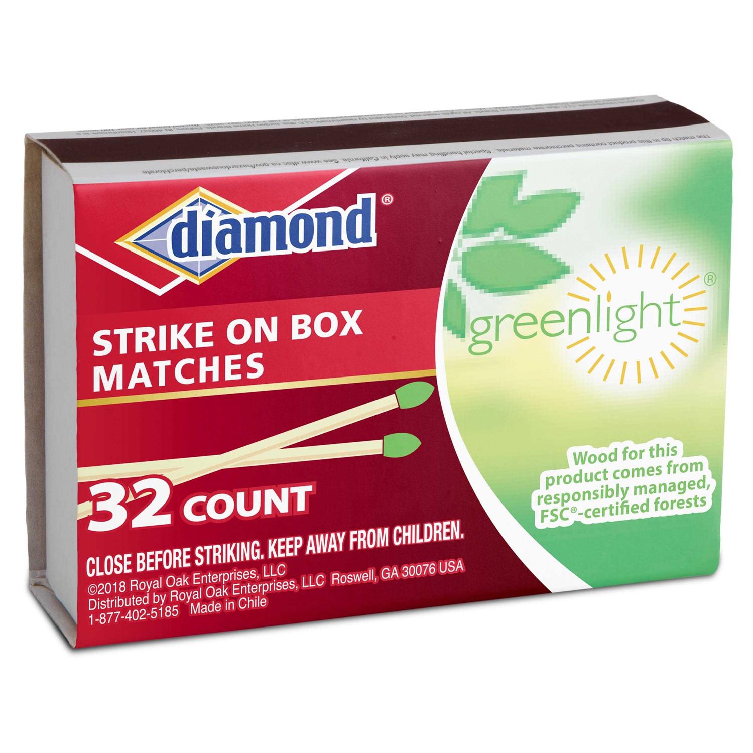 Diamond Matches Strike On Box - Inhomebuy