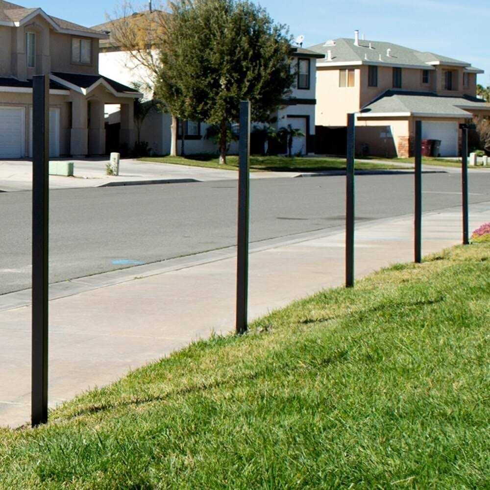 Yardgard Select 4-ft H x 8-ft W Black Steel Welded Wire Yard Fence Panel - Inhomebuy