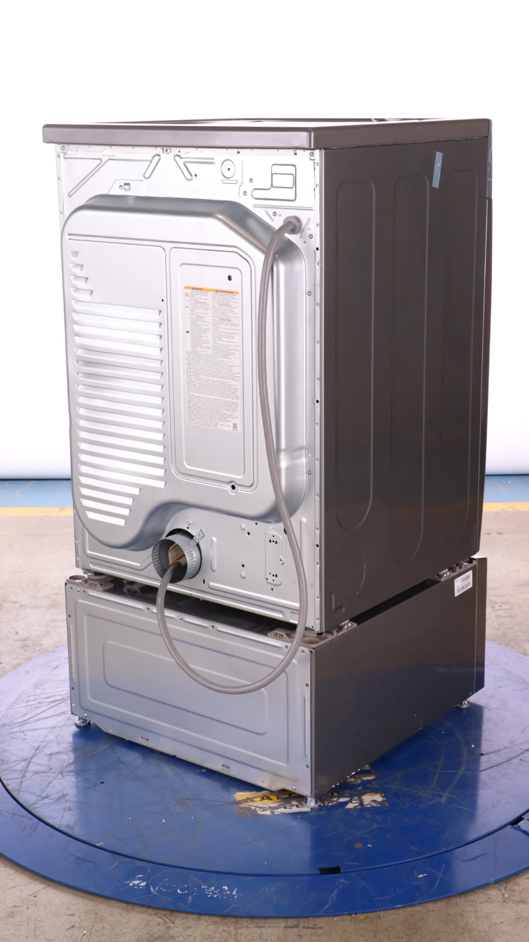 LG 7.4 CU. FT. GRAPHITE STEEL ULTRA LARGE CAPACITY ELECTRIC DRYER WITH SMARTDIAGNOSIS - DLE3400V - Inhomebuy