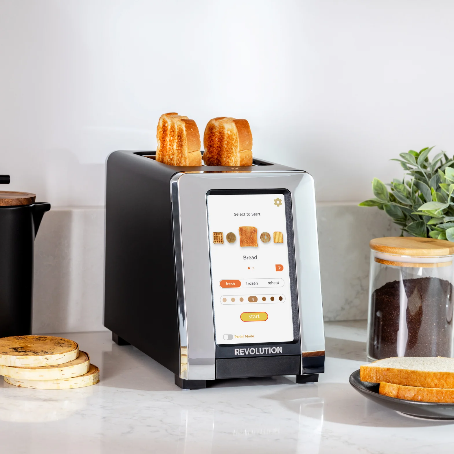 Revolution Cooking InstaGLO R810 Toaster in Matte Black - Inhomebuy