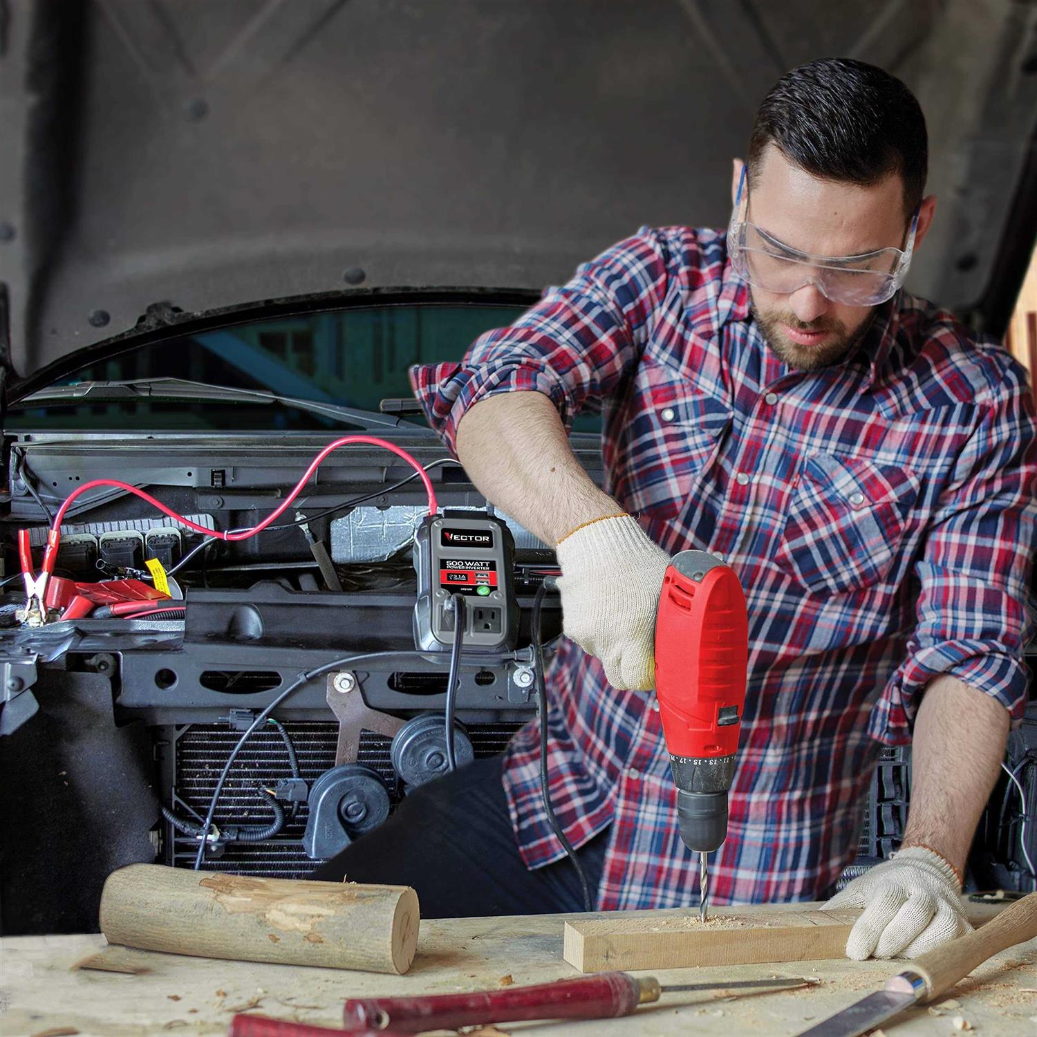 Vechkom Anti-Theft Auto Stainless Steel Clutch Lock Vehicle Security Protection Supplies Car Brake Lock - Inhomebuy