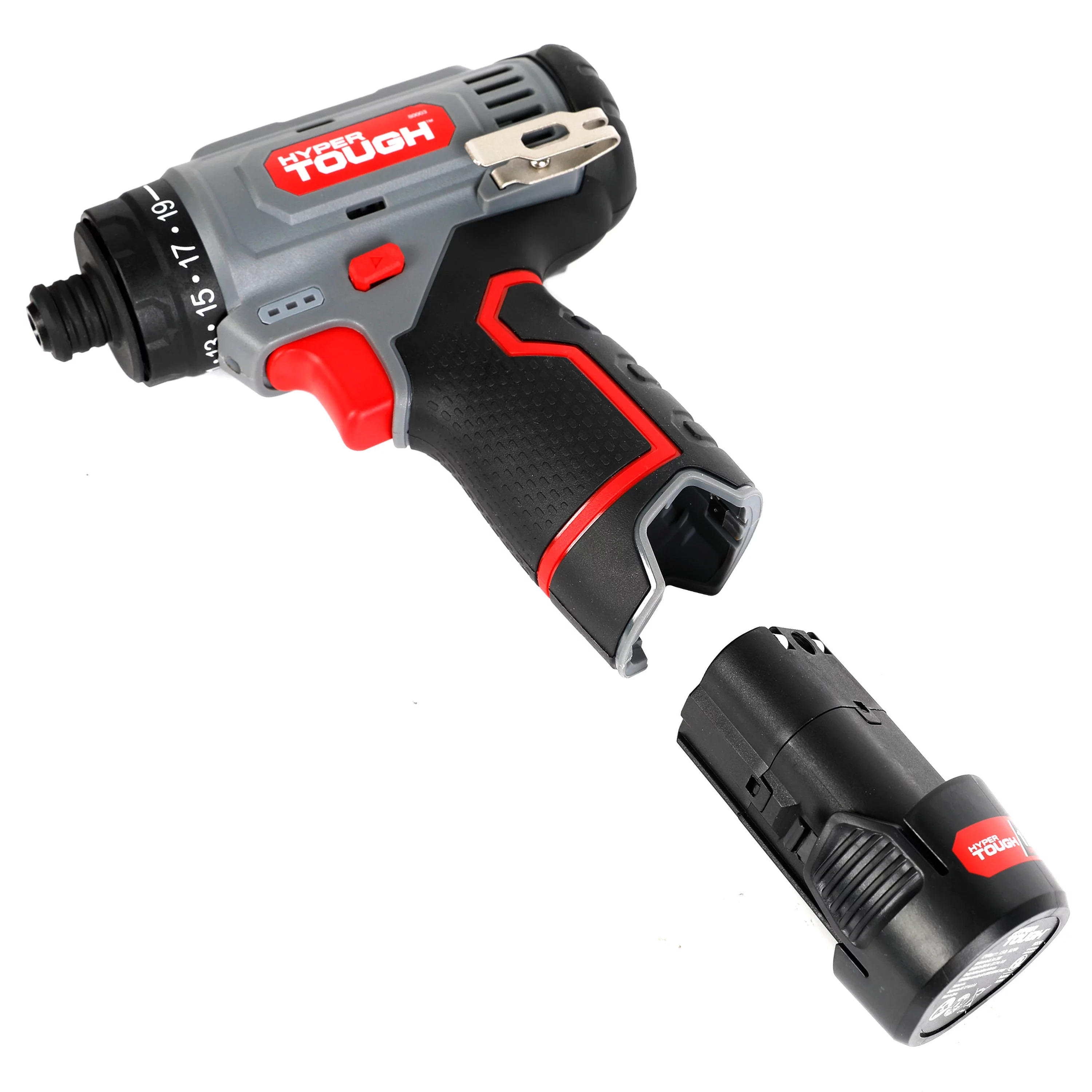Hyper Tough 12V Max Lithium-Ion 3-in-1 Multi-Head Power Drill Set with 1.5Ah Battery and Charger, 80003 - Inhomebuy