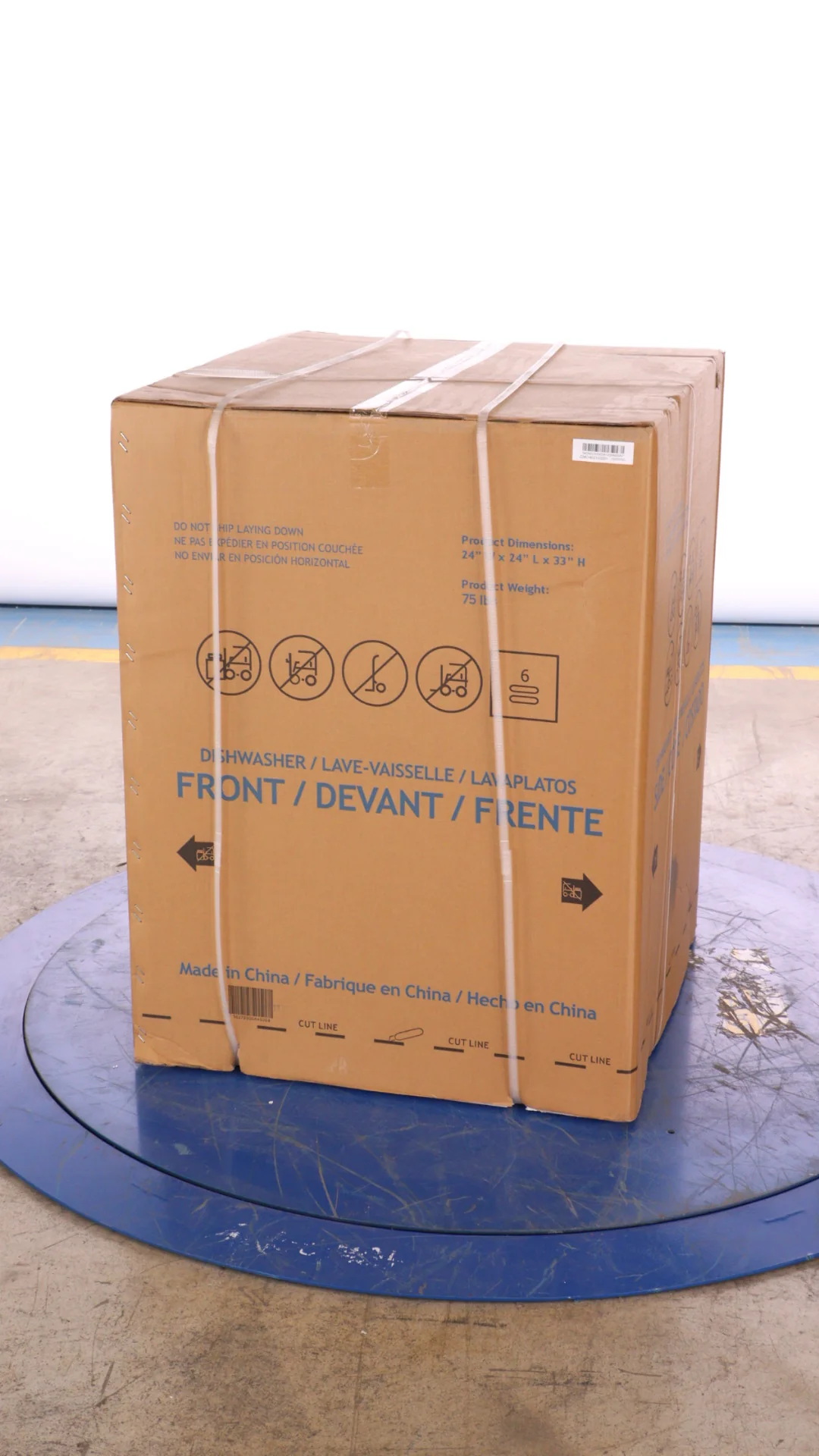 GE 24 IN. STAINLESS STEEL BUILT-IN TOP CONTROL DISHWASHER WITH STAINLESS STEEL TUB - GBP534SSPSS - Inhomebuy