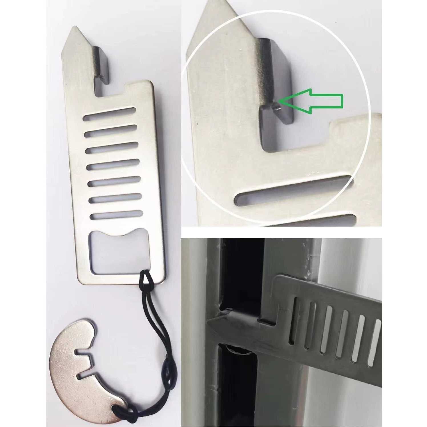 Portable Door Lock for Travel Door Lock Self-Defense Security Device for Home - Inhomebuy