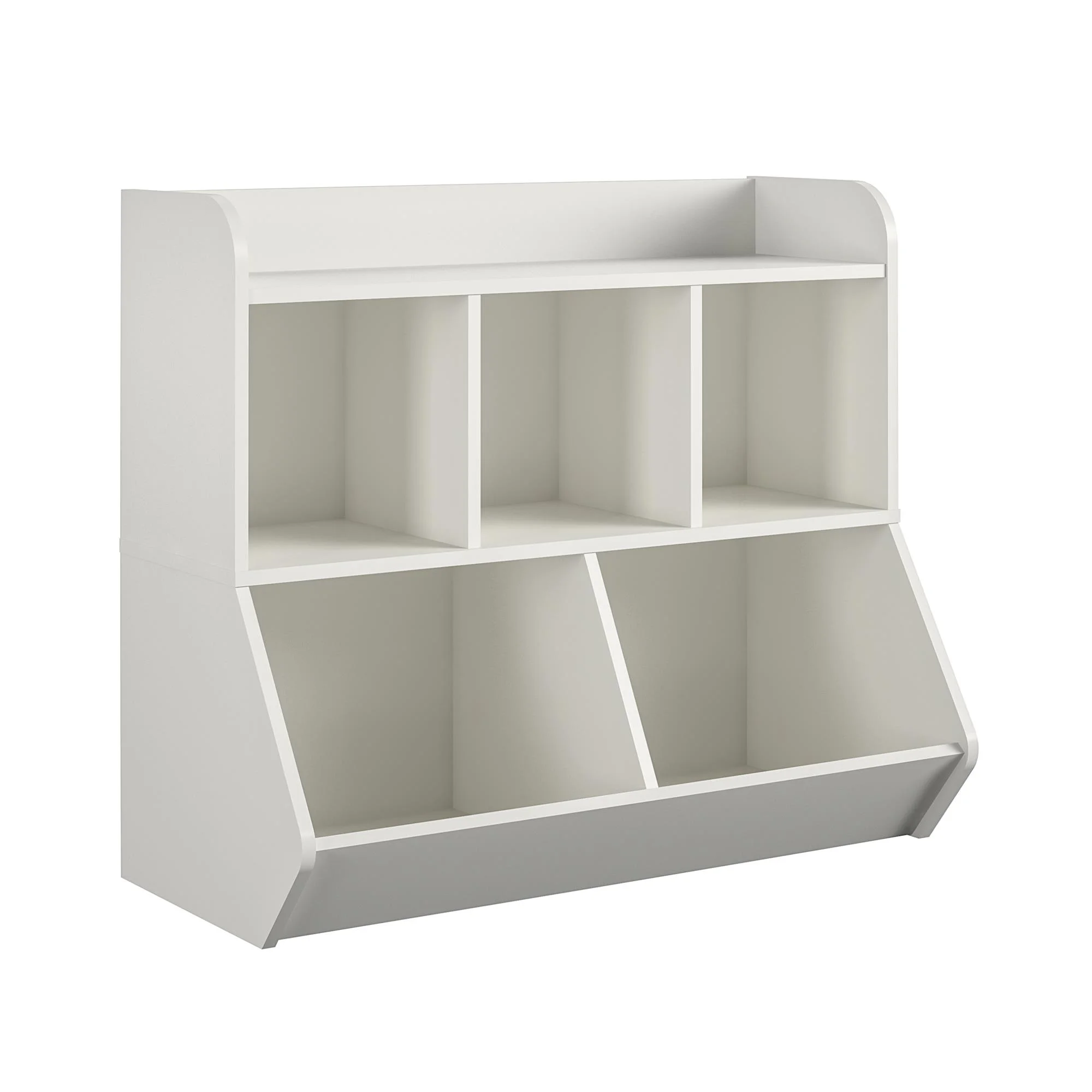 Ameriwood Home Charli Kids Toy Storage Bookcase, Navy - Inhomebuy