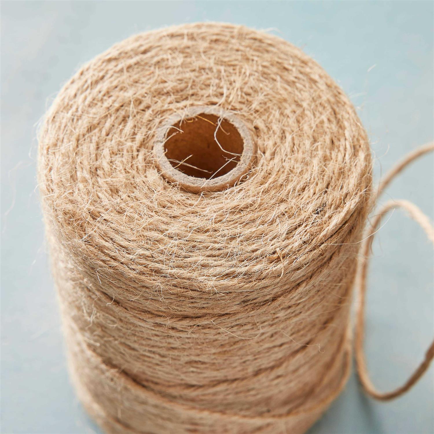 Natural Jute Rope Hemp Rope Strong Jute Twine for Crafts Gardening Hammock Decorating - Inhomebuy