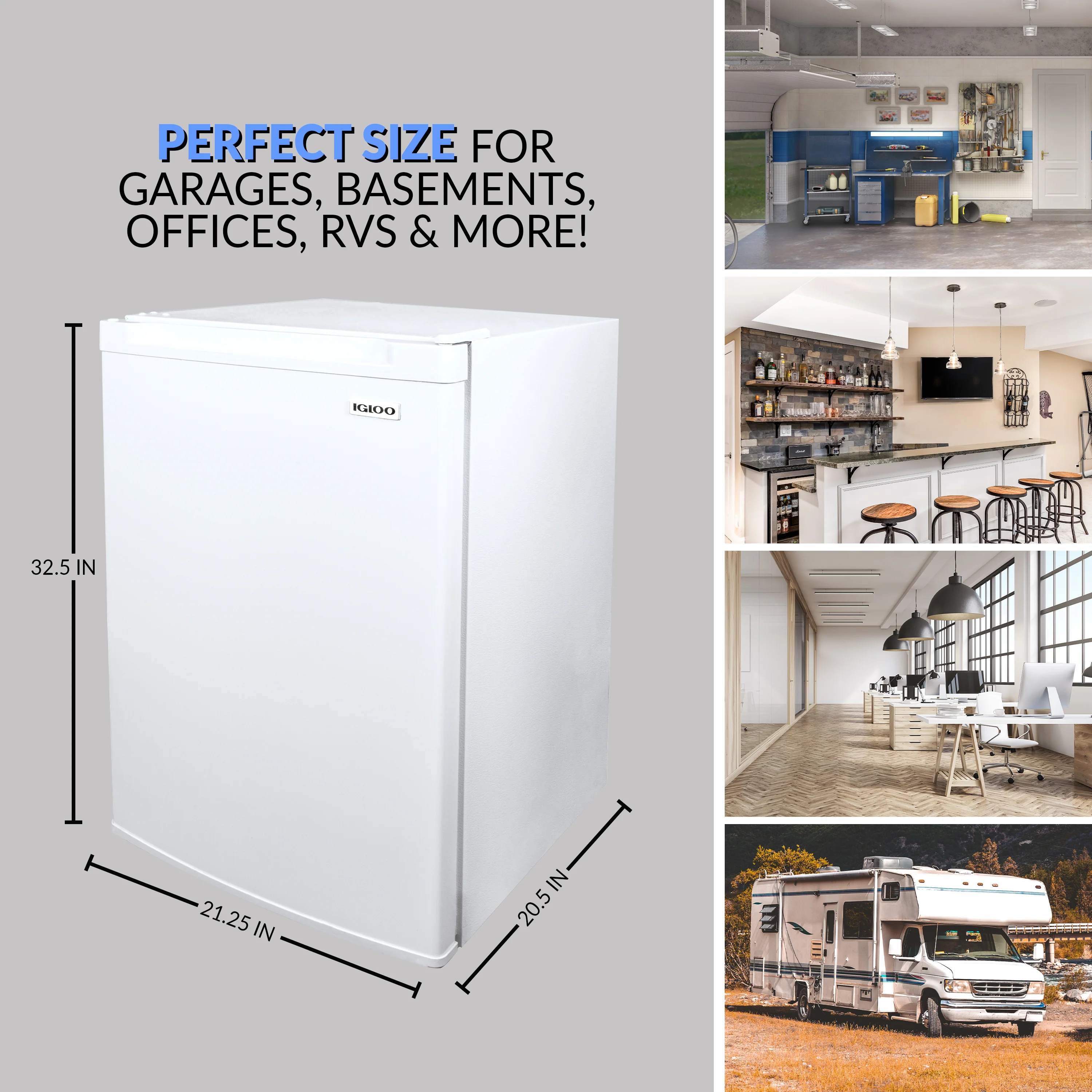 Igloo® 3.0 Cu. Ft. Upright Freezer - Inhomebuy