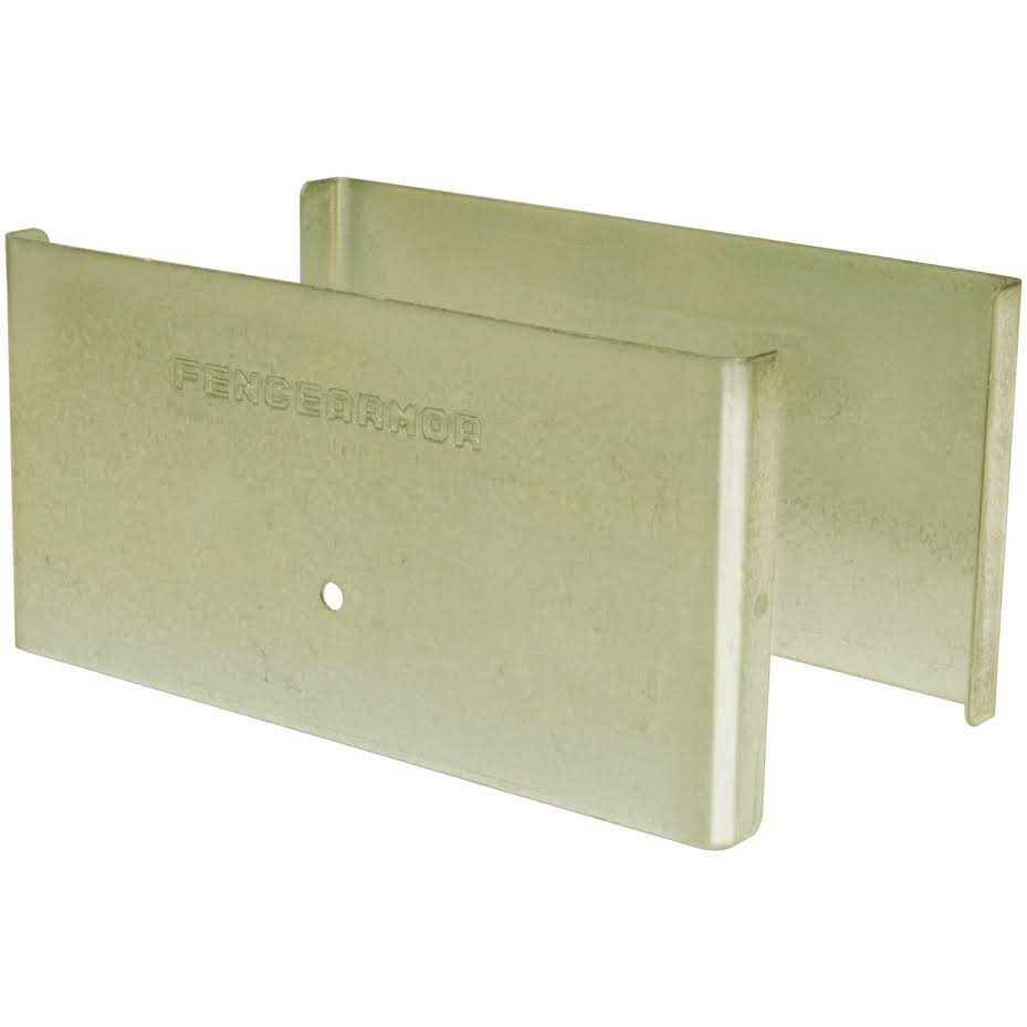 Fence Armor Demi Protection Post Guard Powder Coated Galvanized Steel Post Protector For Fence Post - Inhomebuy