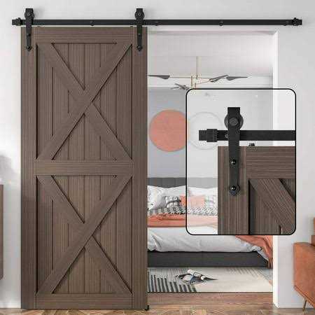 Winsoon Barn Door Lock Hardware Stainless Steel Sliding Privacy Latch for Closet Shed Pocket Doors Wood Gates –Brushed Nickel - Inhomebuy