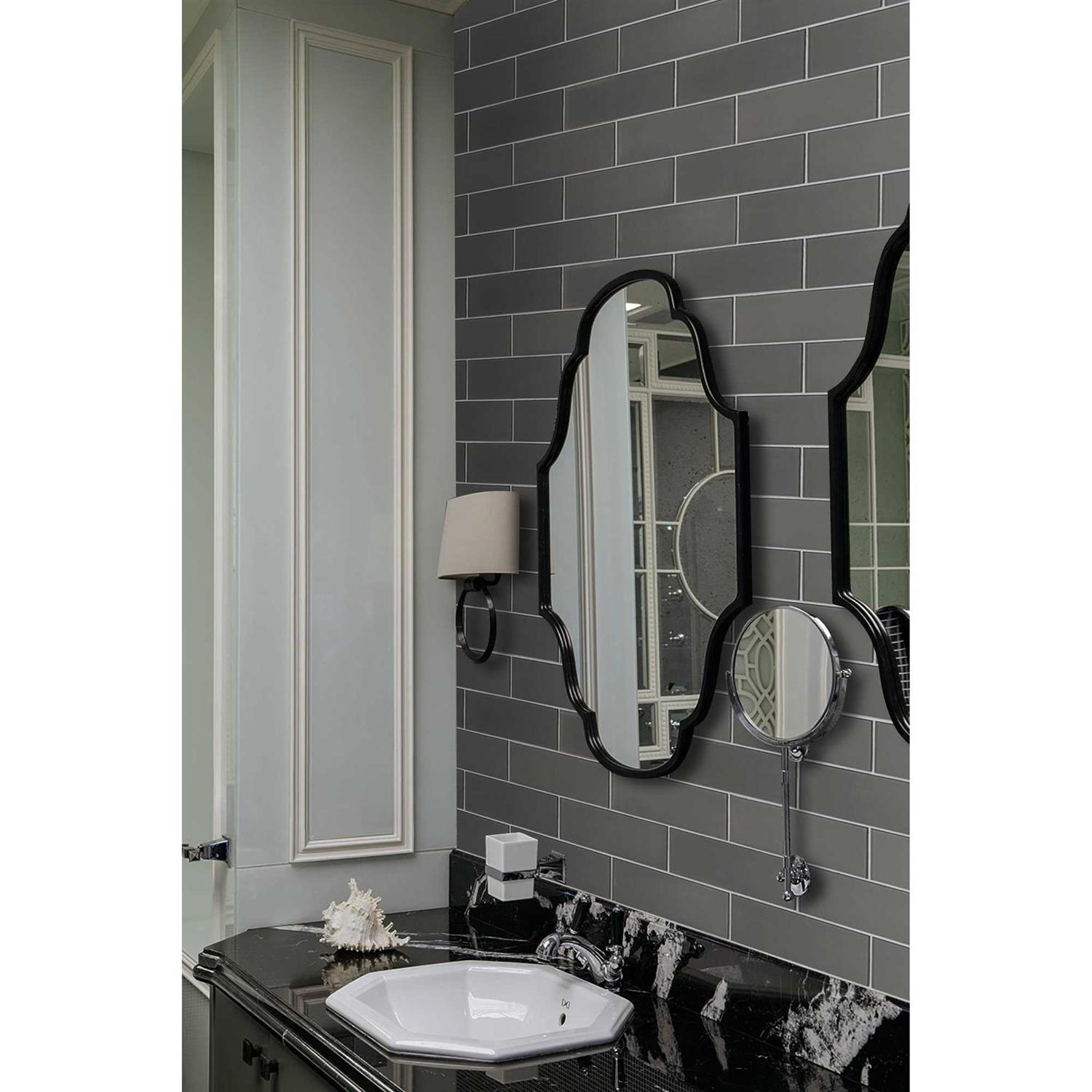 WS Tiles Premium 4 in. x 12 in. Individual Glass Subway Wall Tile - Inhomebuy