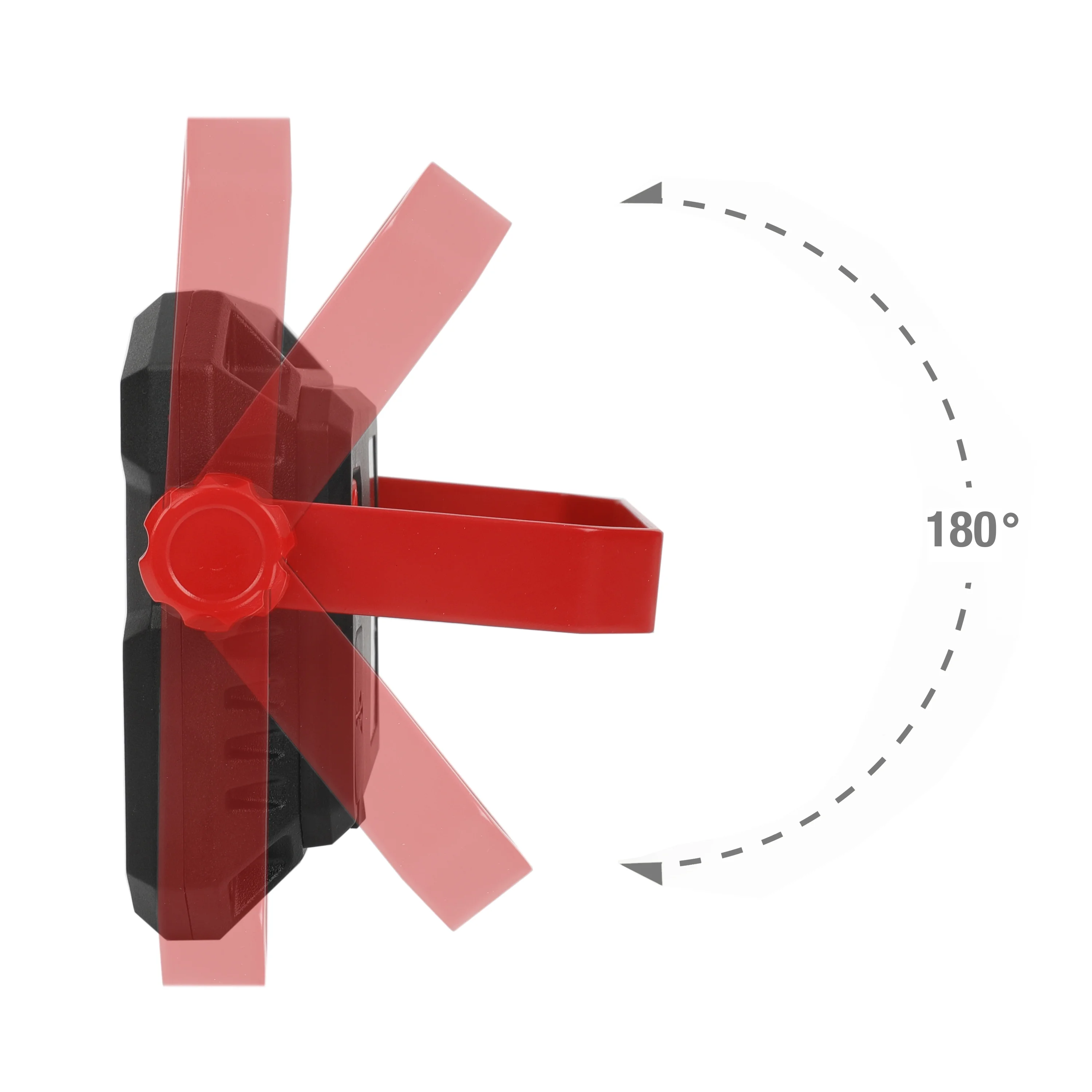 Hyper Tough 50W LED 5000 Lumen Rechargeable Free Standing Light, Handheld Portable Work Light - Inhomebuy