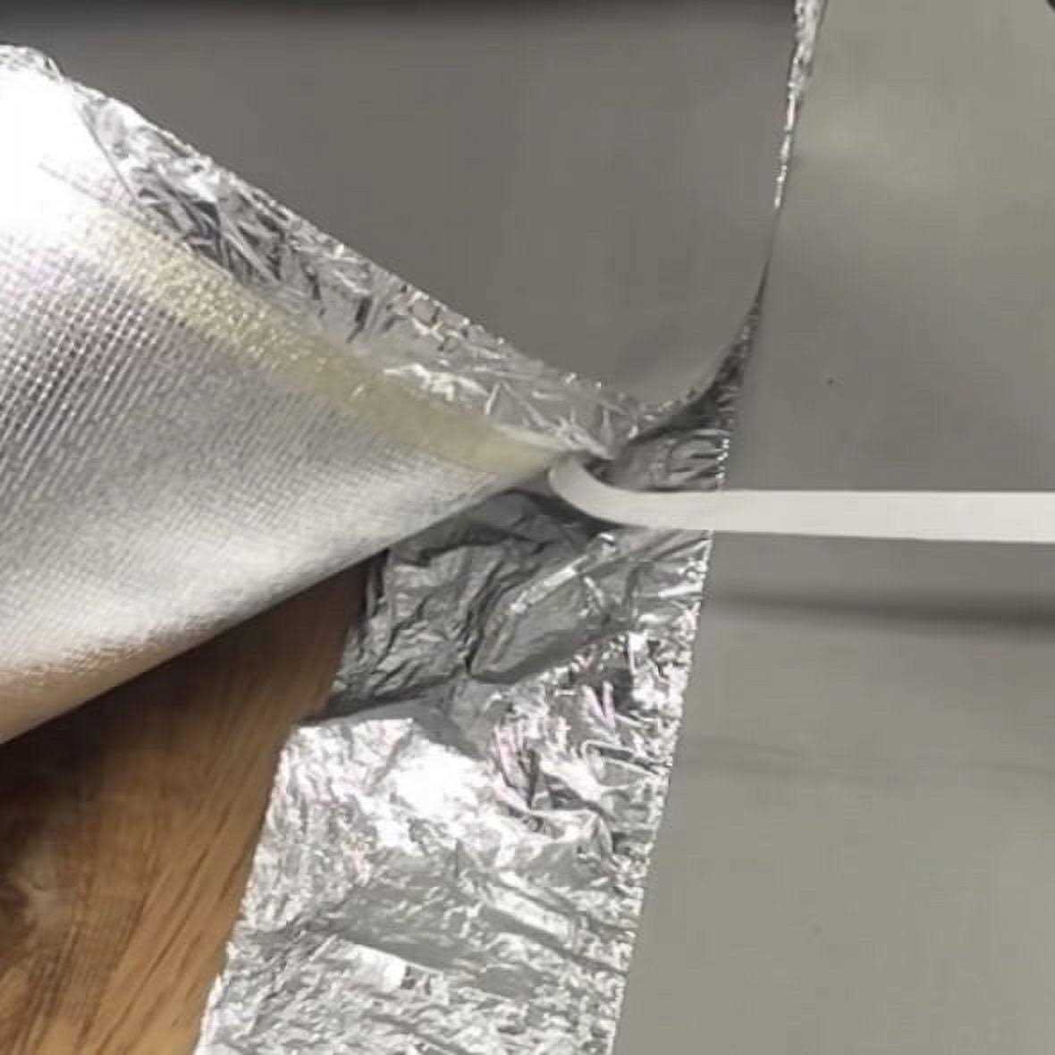 Dekorman Premium Plus T 120 mil Acoustic Underlayment with Silver Foil for Laminate Floor - Inhomebuy