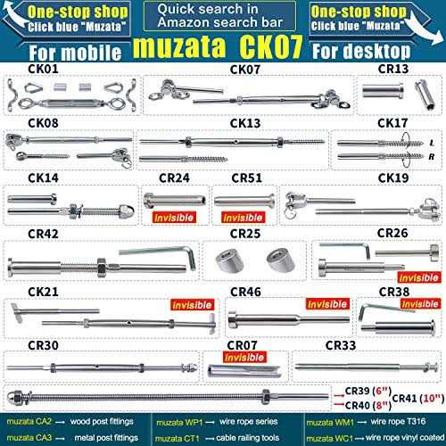 Muzata 36×3/8×2 Level-drilled Post PS32 - Inhomebuy