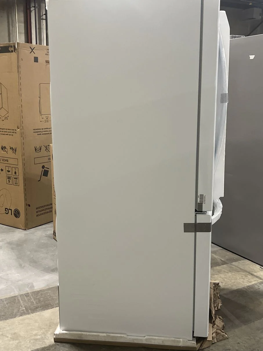 LG 30 IN. 21.8 CU. FT. SMUDGE-RESISTANT WHITE FRENCH DOOR REFRIGERATOR WITH SMARTDIAGNOSIS - LRFNS22 - Inhomebuy