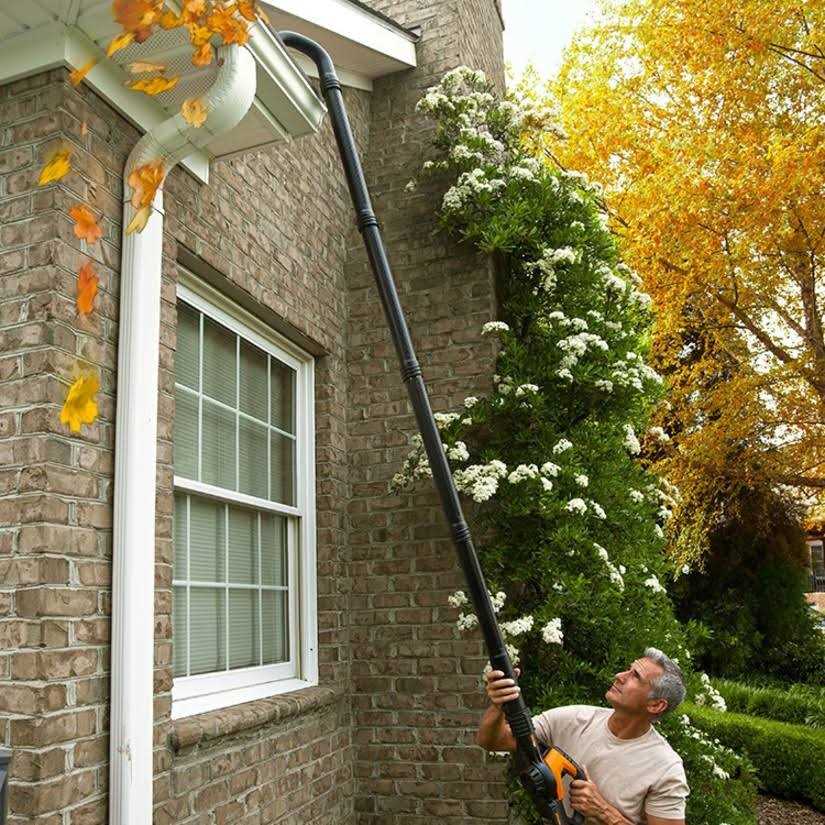 Worx WA4092 Universal Gutter Cleaning Kit - Inhomebuy