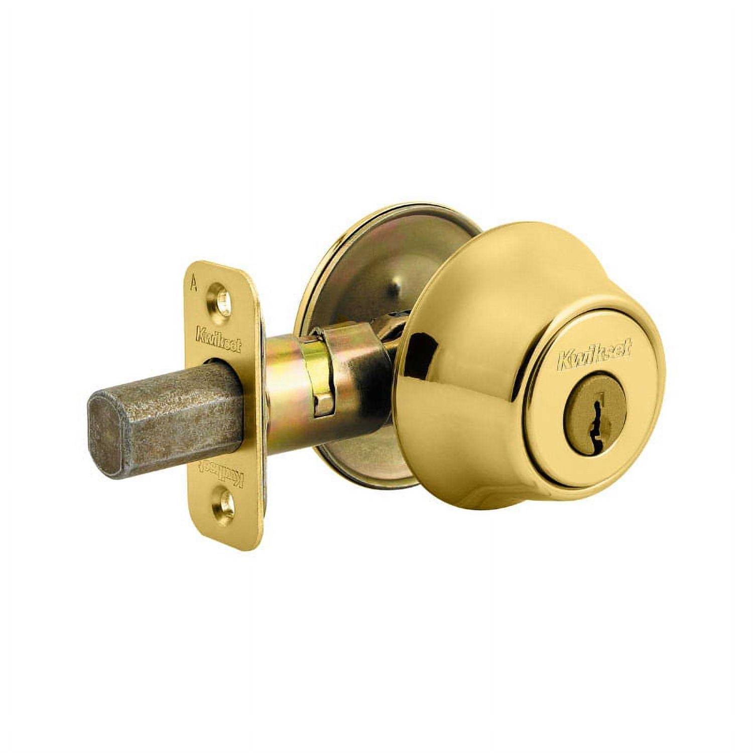 Kwikset SmartKey Single Cylinder Deadbolt - Inhomebuy