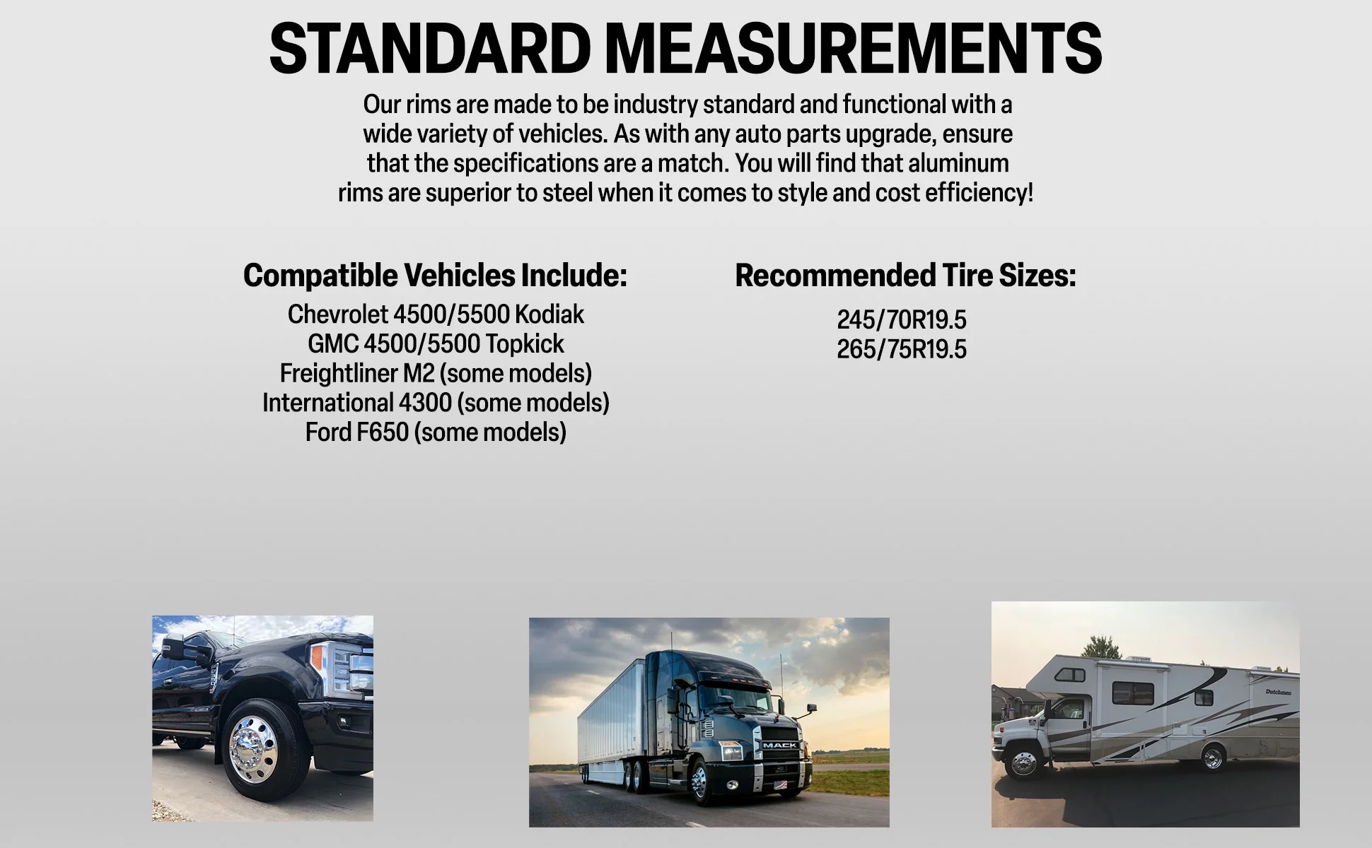 Truck Rims 22.5 x 8.25 Forge Aluminum Commercial Wheels Trailer Hub Pilot Alcoa STYLE TOP Quantity - Inhomebuy