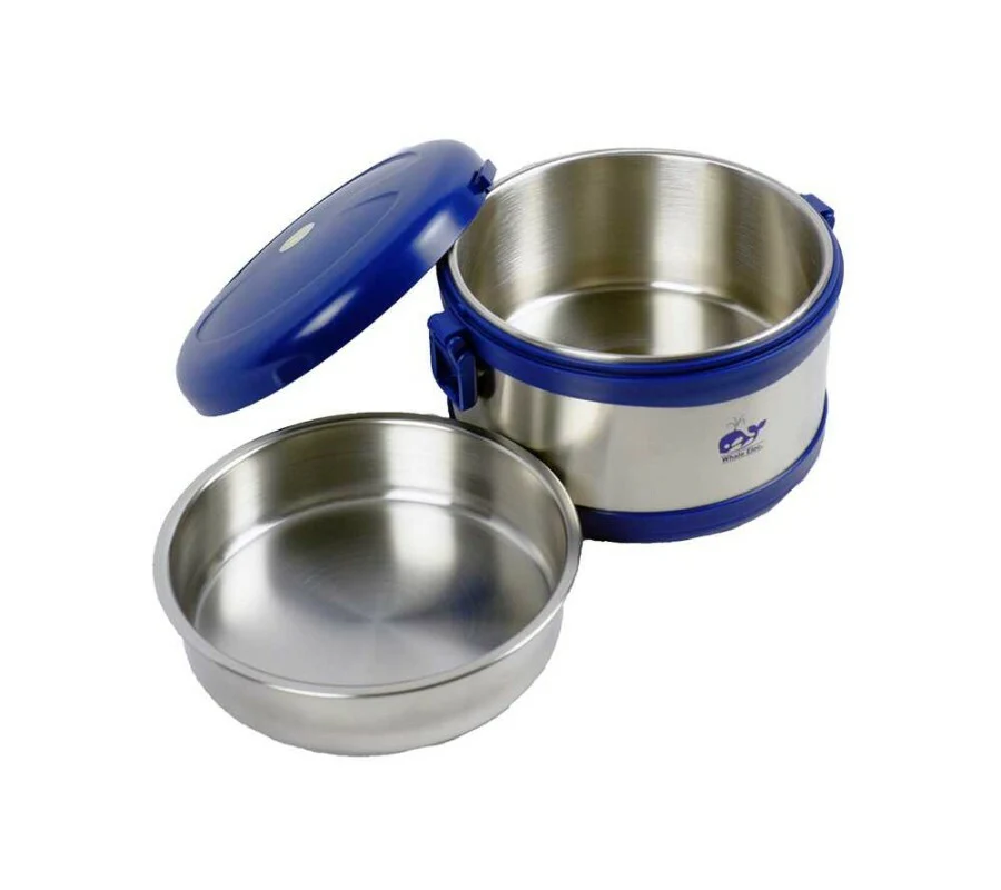Whale / Sun Kung Thermal Lunch Kit |J950EB| 0.95L with divider basket, incl carrying bag, assorted color(blue/red) - Inhomebuy