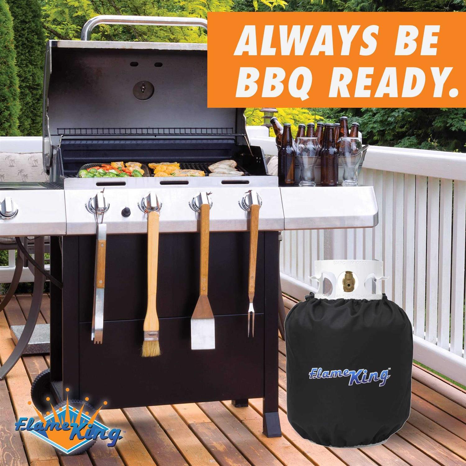 Flame King 20 lb Propane Cylinder - Inhomebuy