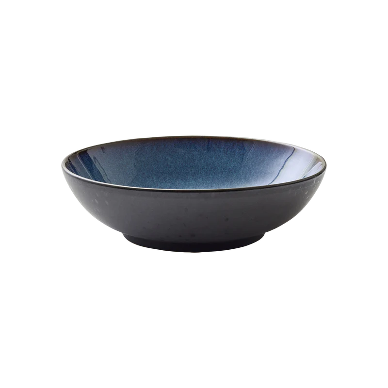 Salad Bowl 24cm Black Dark Blue  Bitz - Inhomebuy