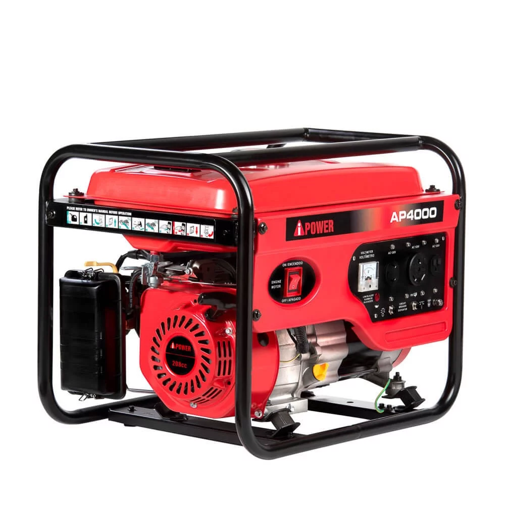 Ai Power 4000W Gasoline Generator With Wheel Kit - Inhomebuy
