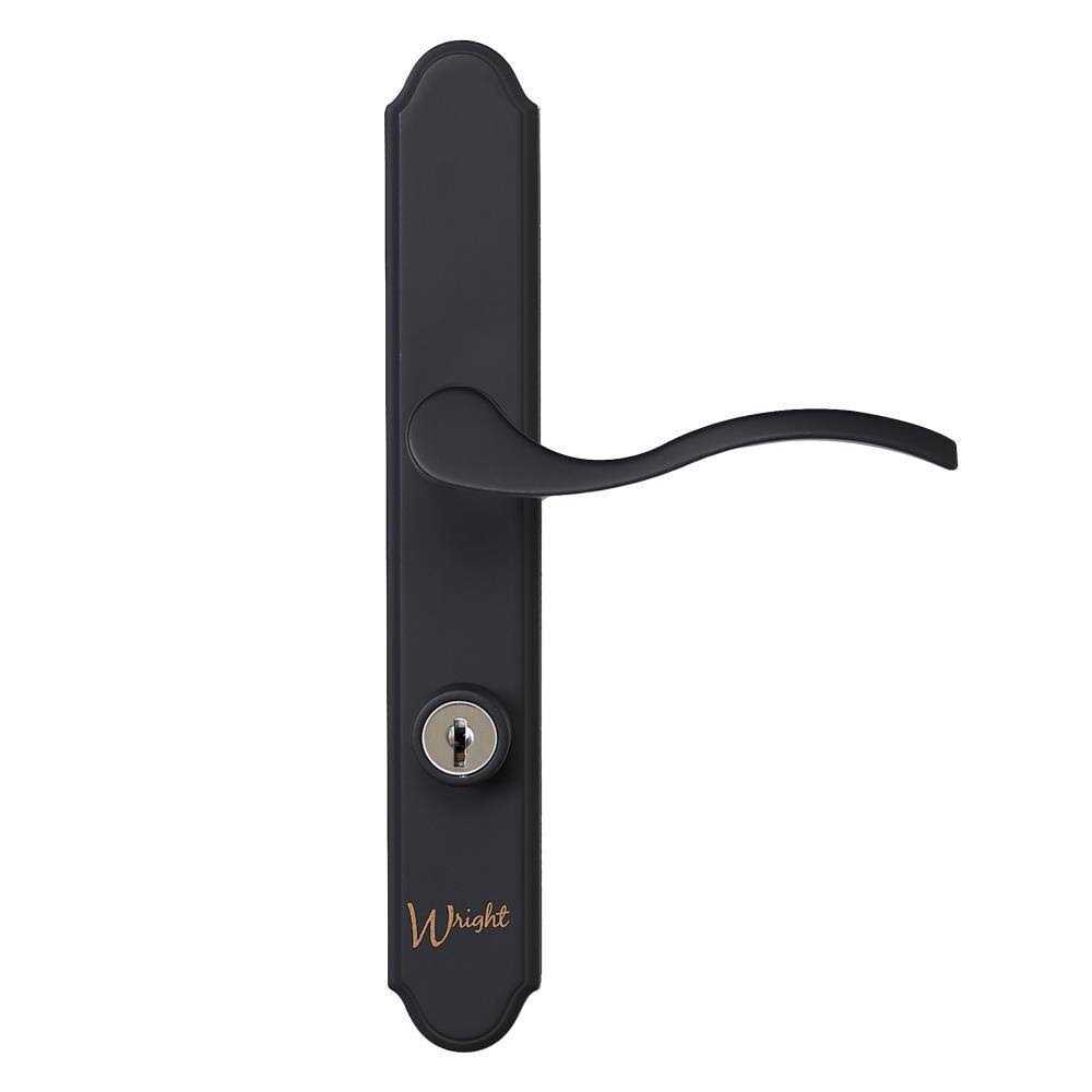 Wright Products Keyed Push Button Latch - Inhomebuy