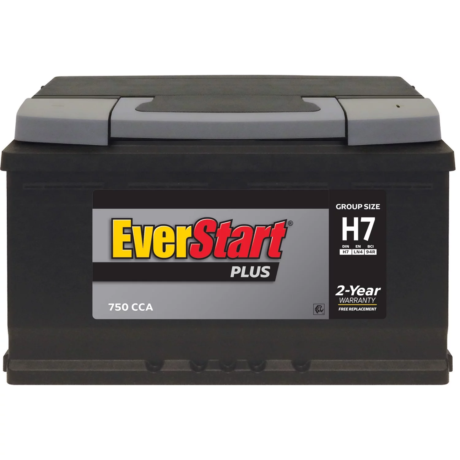 EverStart Plus Lead Acid Automotive Battery, Group Size H7 / LN4 / 94R 12 Volt, 750 CCA - Inhomebuy