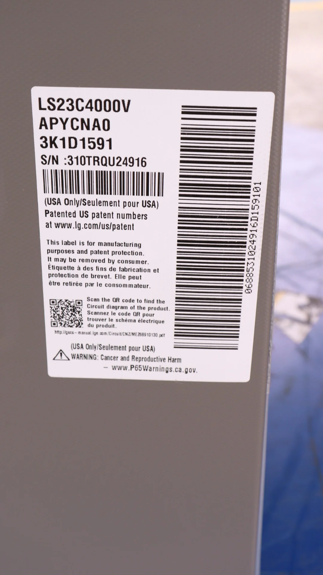 LG 36 in. 29 cu. ft. Smudge-Resistant Stainless Steel French Door Refrigerator - LRFCS29D6S - Inhomebuy