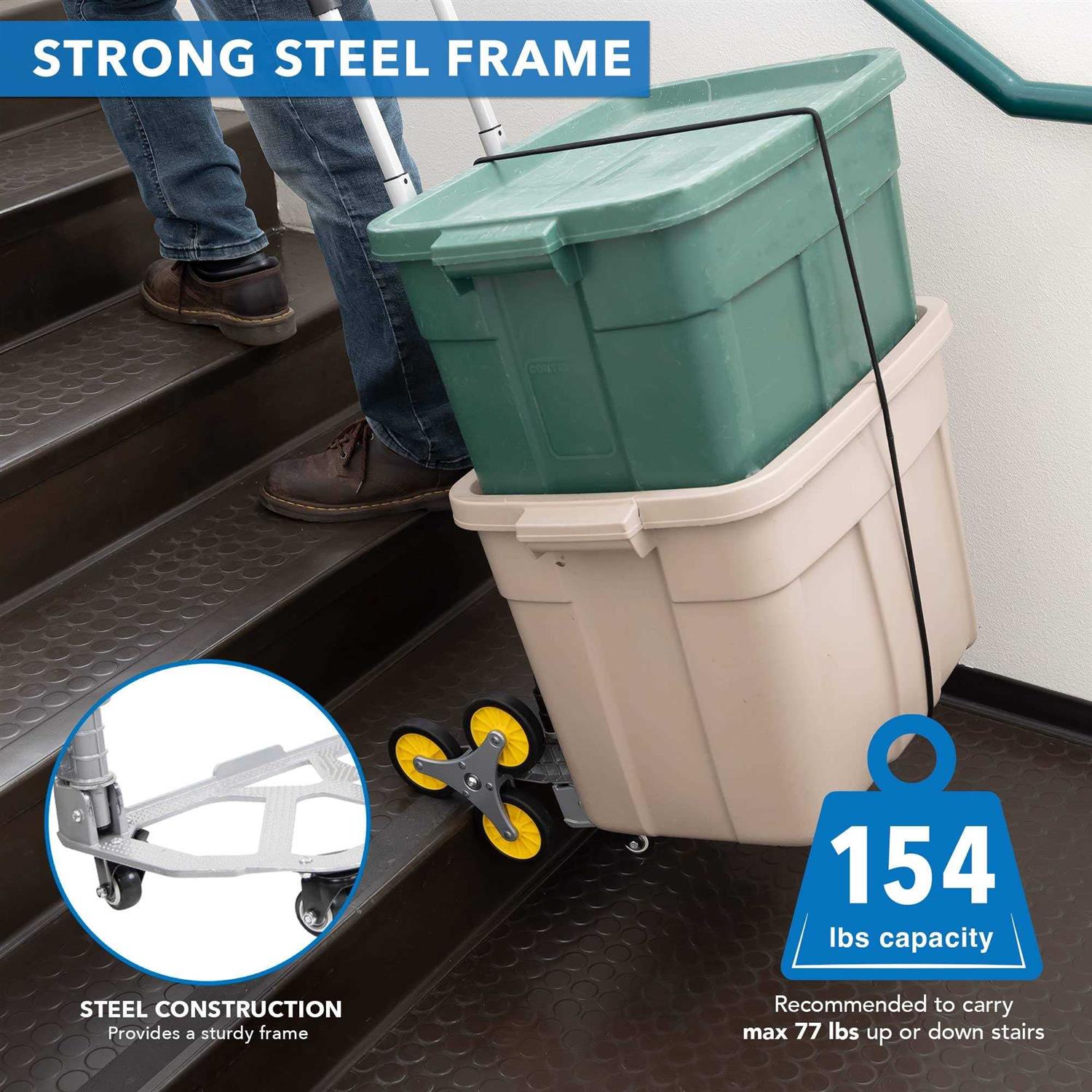 Mount-It! Stair Climber Hand Truck and Dolly - Inhomebuy