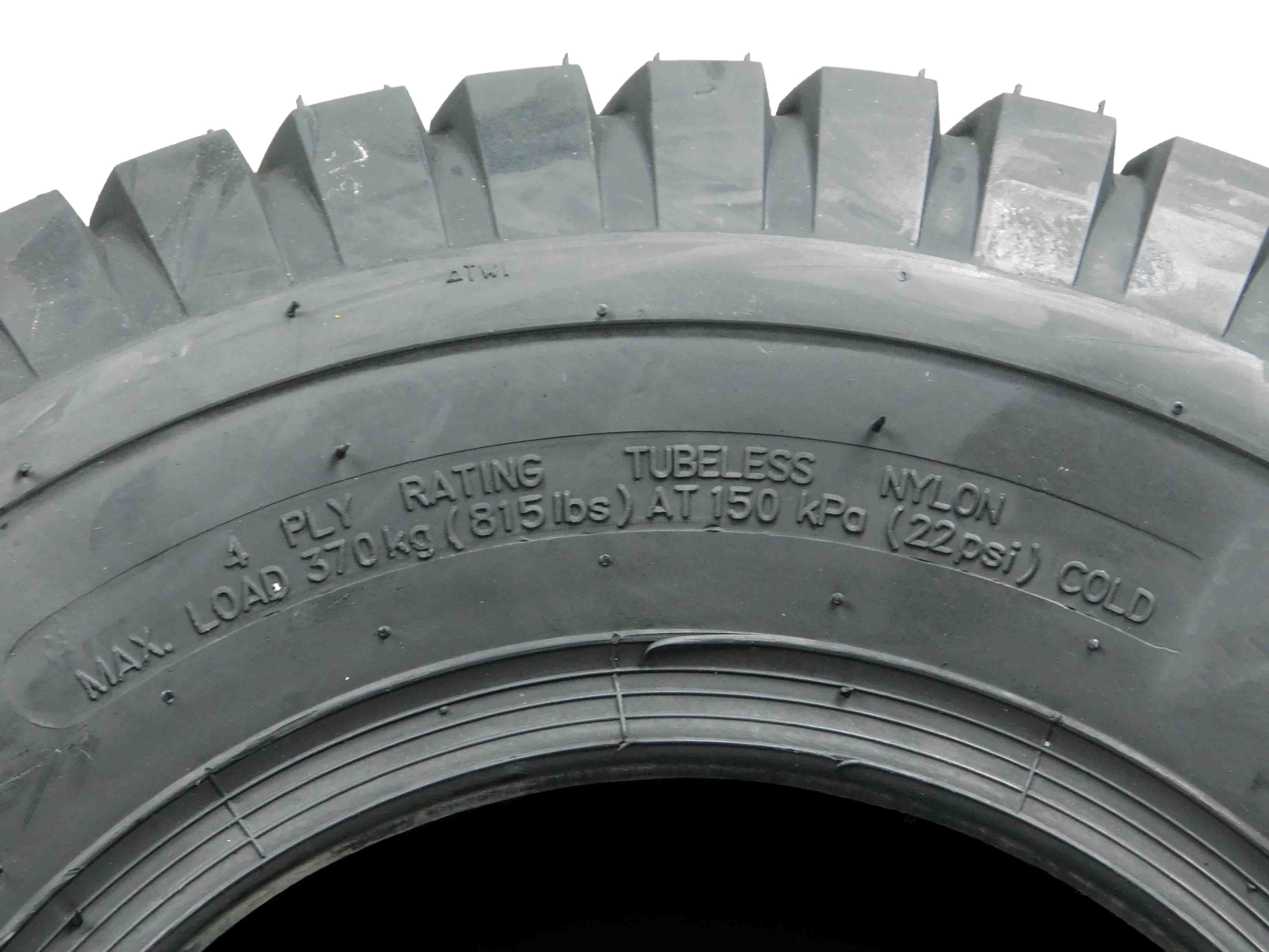 MASSFX 18x8.5-8 Lawn & Garden, Golf Cart, Turf Tires 4 Ply with 5mm Tread Depth 18x8.5x8 (4 Pack) - Inhomebuy