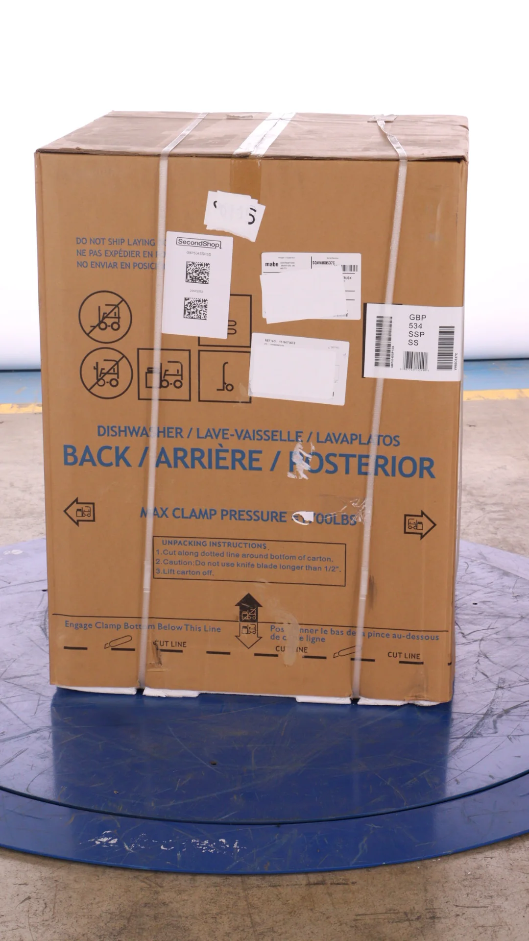 GE 24 IN. STAINLESS STEEL BUILT-IN TOP CONTROL DISHWASHER WITH STAINLESS STEEL TUB - GBP534SSPSS - Inhomebuy