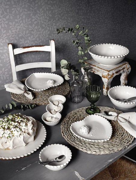 Bowl 20.5x8.5cm Ornament Pearl - Inhomebuy