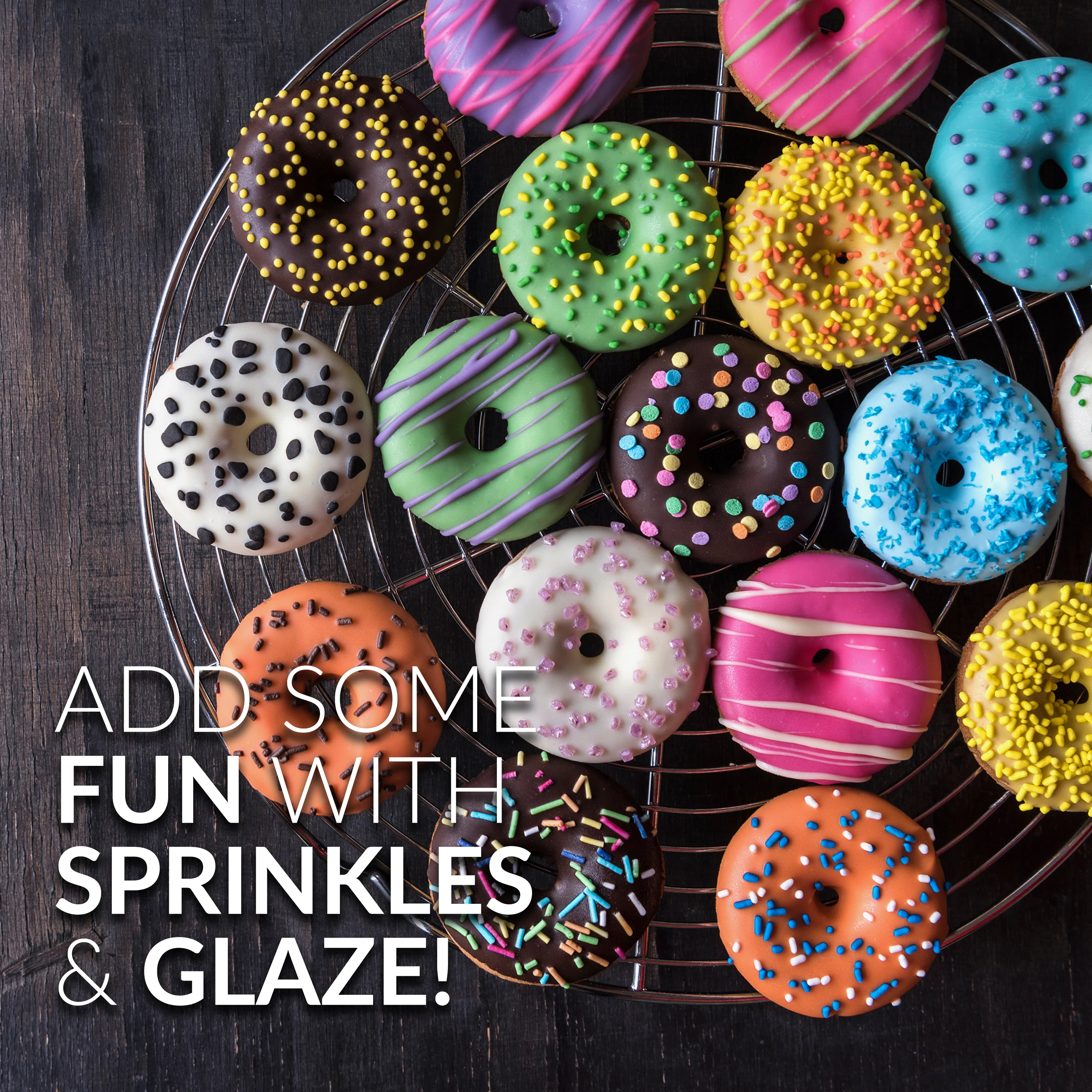 MyMini Orbital Donut Maker, Blue - Inhomebuy