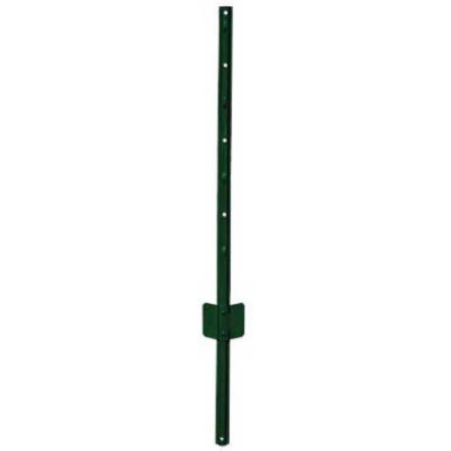 Yardgard Select Yard Gard Select 1.8-in Black Steel End Post For Multiple Fence Types - Inhomebuy