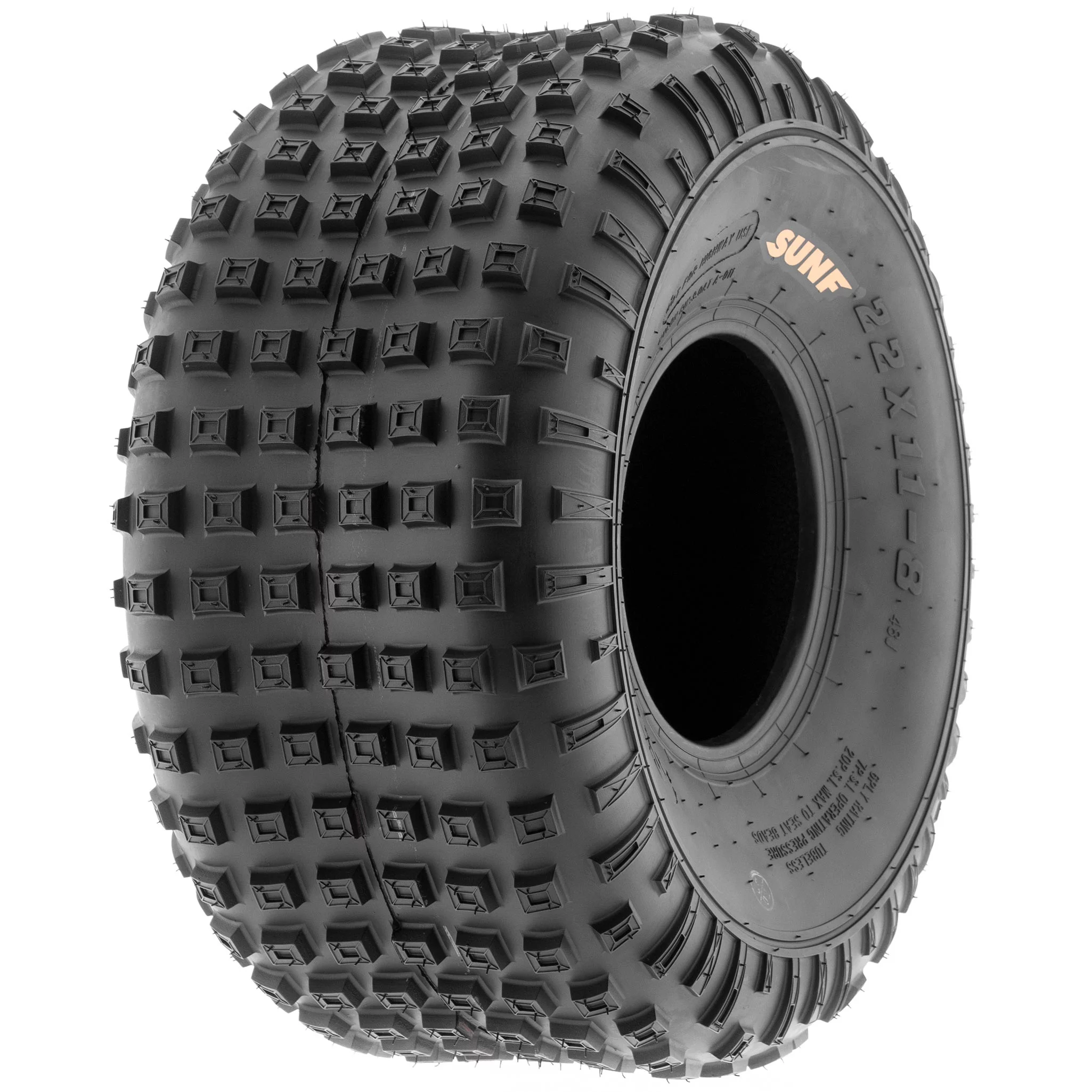 SunF Loose Terrain Lawn Mower ATV UTV Tires 22x11-8 6 PR A011 (Complete Full Set of 4) - Inhomebuy