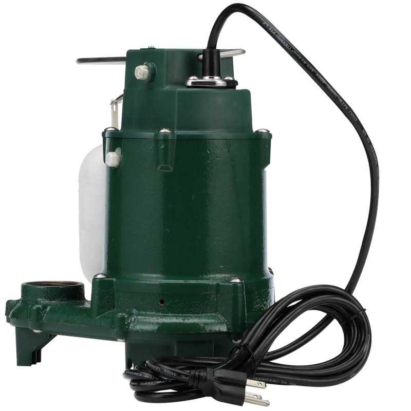 Zoeller Pro Cast Iron Submersible Sump Pump 1/2 HP - Inhomebuy
