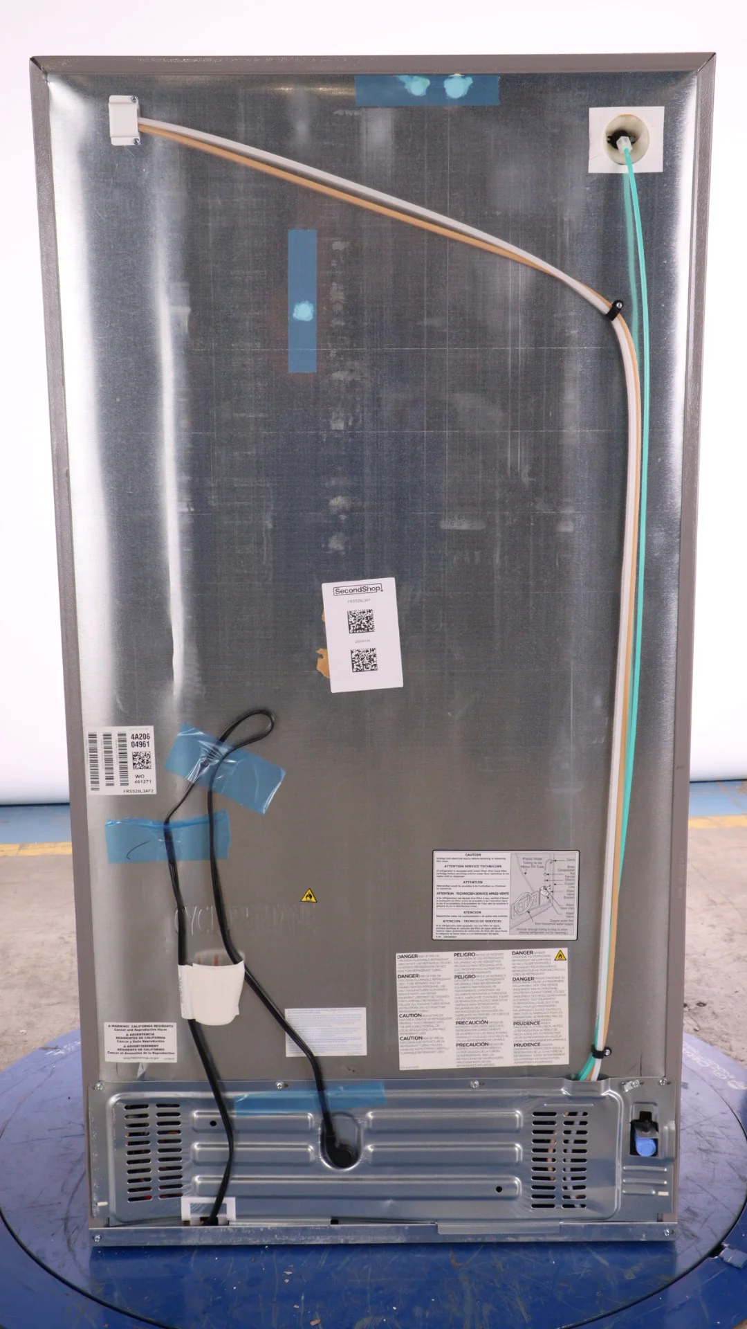 FRIGIDAIRE 36 IN 25.6 CU FT. STAINLESS STEEL SIDE-BY-SIDE REFRIGERATOR WITH EXTERIOR WATER AND ICE D - Inhomebuy