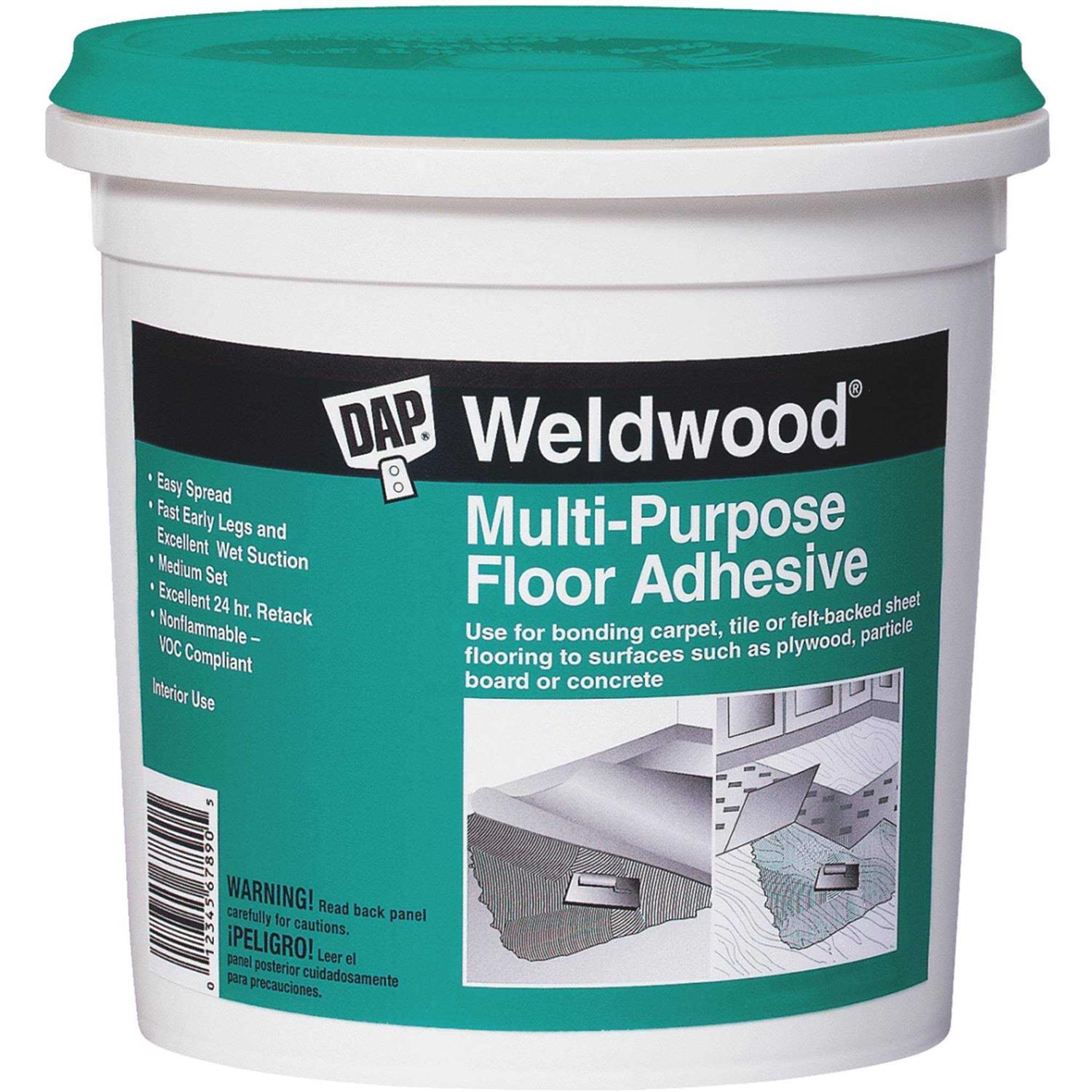 Dap Weldwood Multi-Purpose Floor Adhesive - Inhomebuy