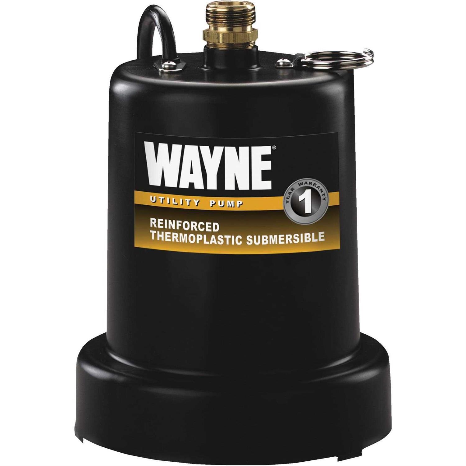 Wayne 1/3 HP Submersible Utility Pump - Inhomebuy