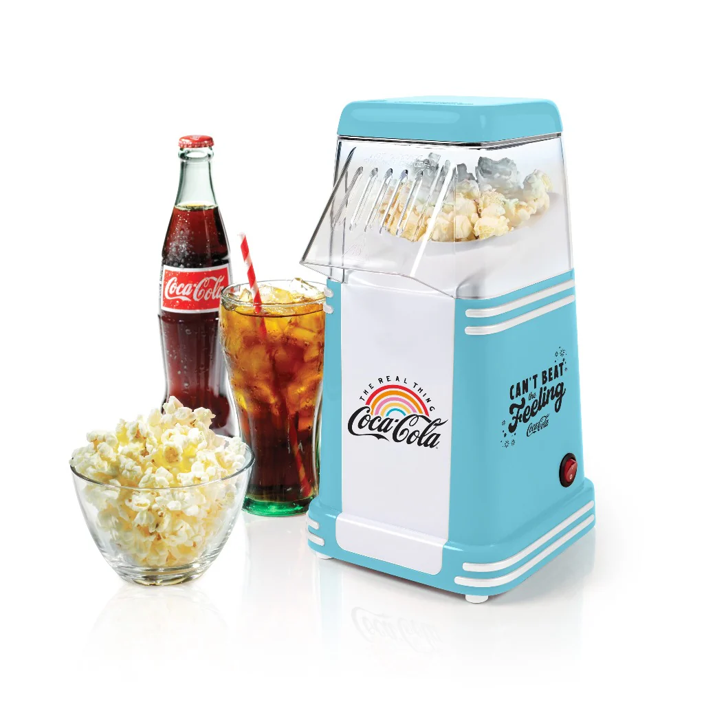 Coca-Cola Peace & Harmony Hot Air Popcorn Maker - Inhomebuy