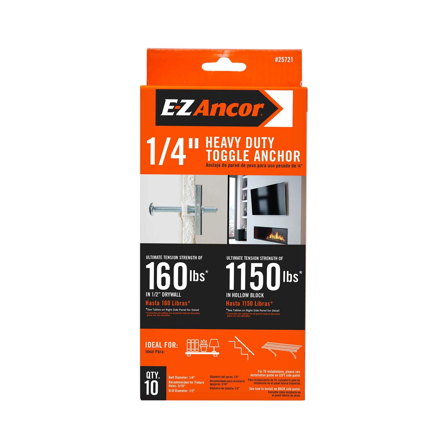 E-Z Ancor 25310 Drywall Anchor - Inhomebuy