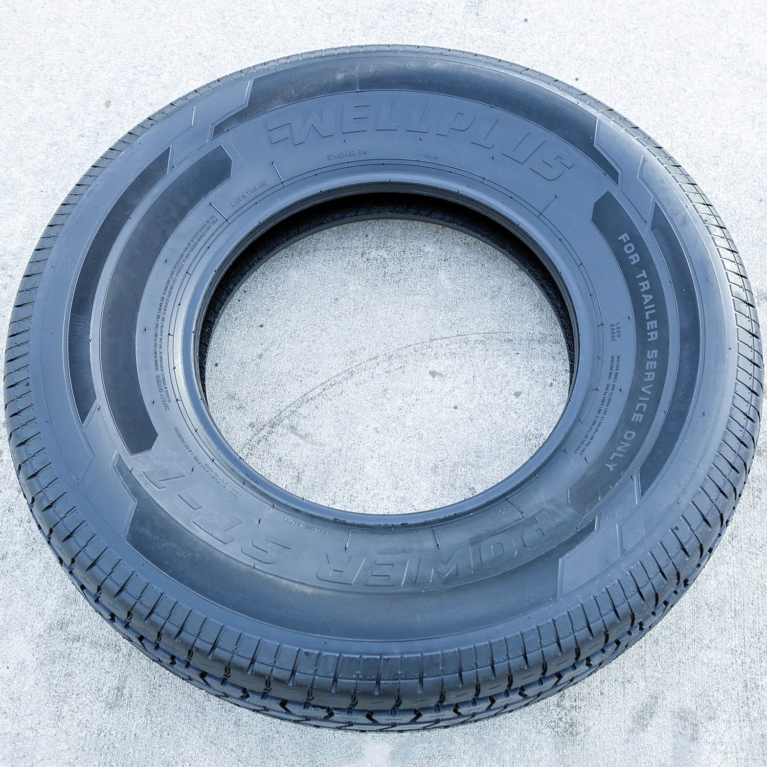 Tire WellPlus Power ST-1 Semi-Steel ST 235/80R16 Load E 10 Ply Trailer - Inhomebuy