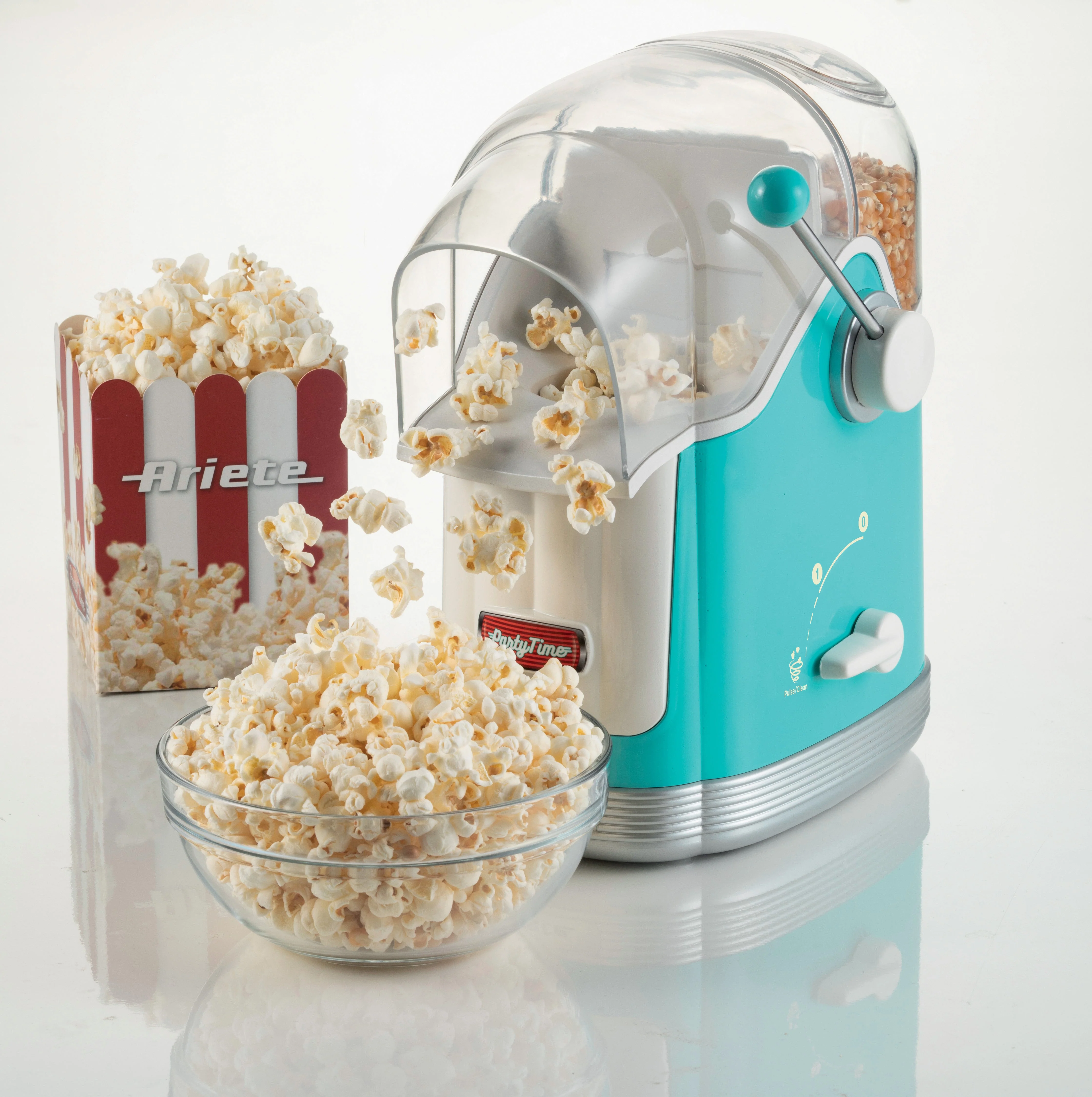 Popcorn Party Time 1100W / 600gr Blue - Inhomebuy