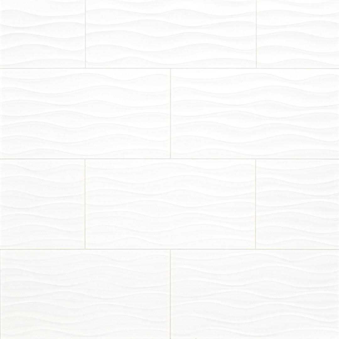 MSI Dove Gray Arabesque 10-1/2 in. x 15-1/2 in. x 8 mm Glazed Ceramic Mesh-Mounted Mosaic Wall Tile - Inhomebuy