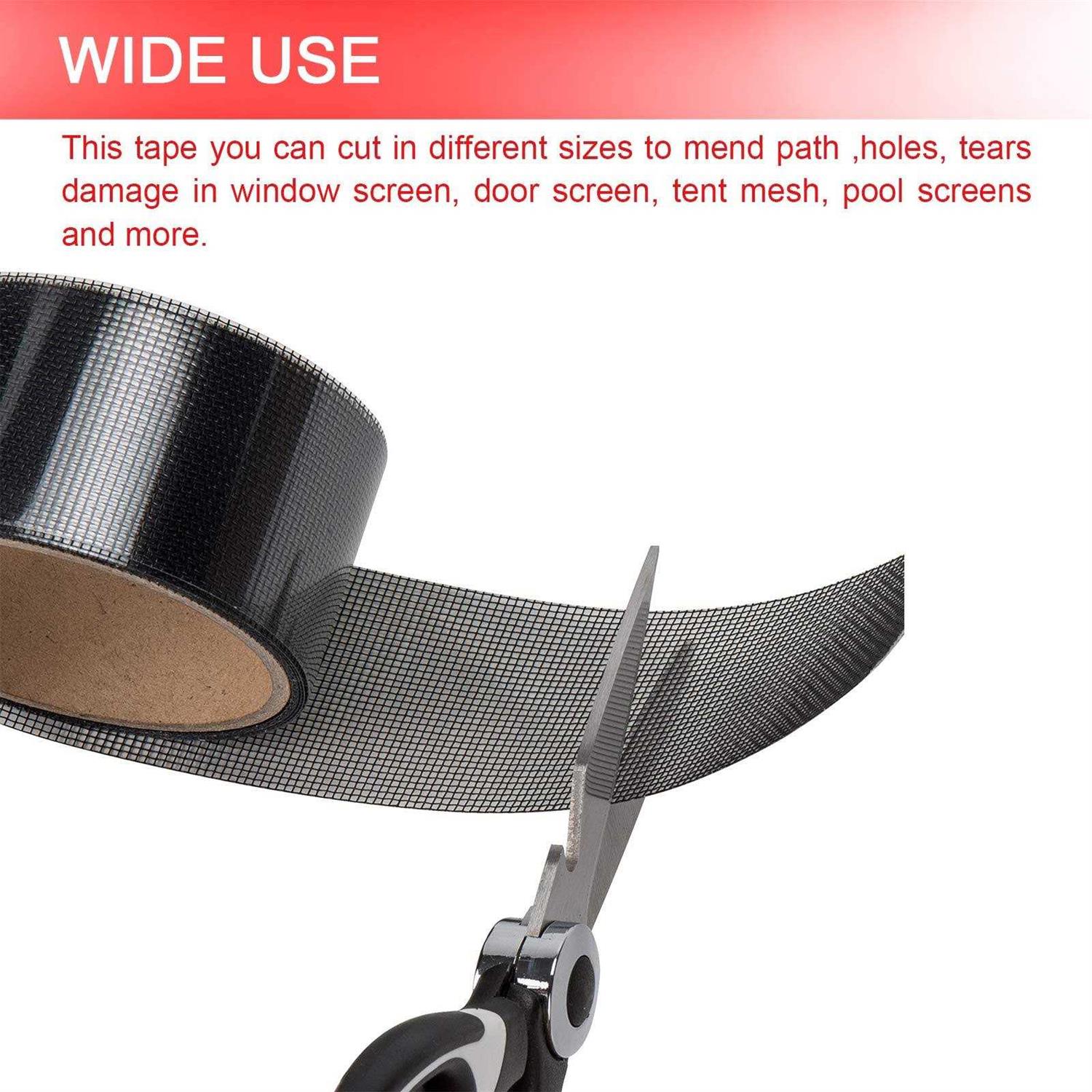 Window Screen Repair Kit 59 x 106 Screen Door Replacement Fiberglass Screen Mesh with All Screen Tools for Sliding Door and Patio Screen Door - Inhomebuy