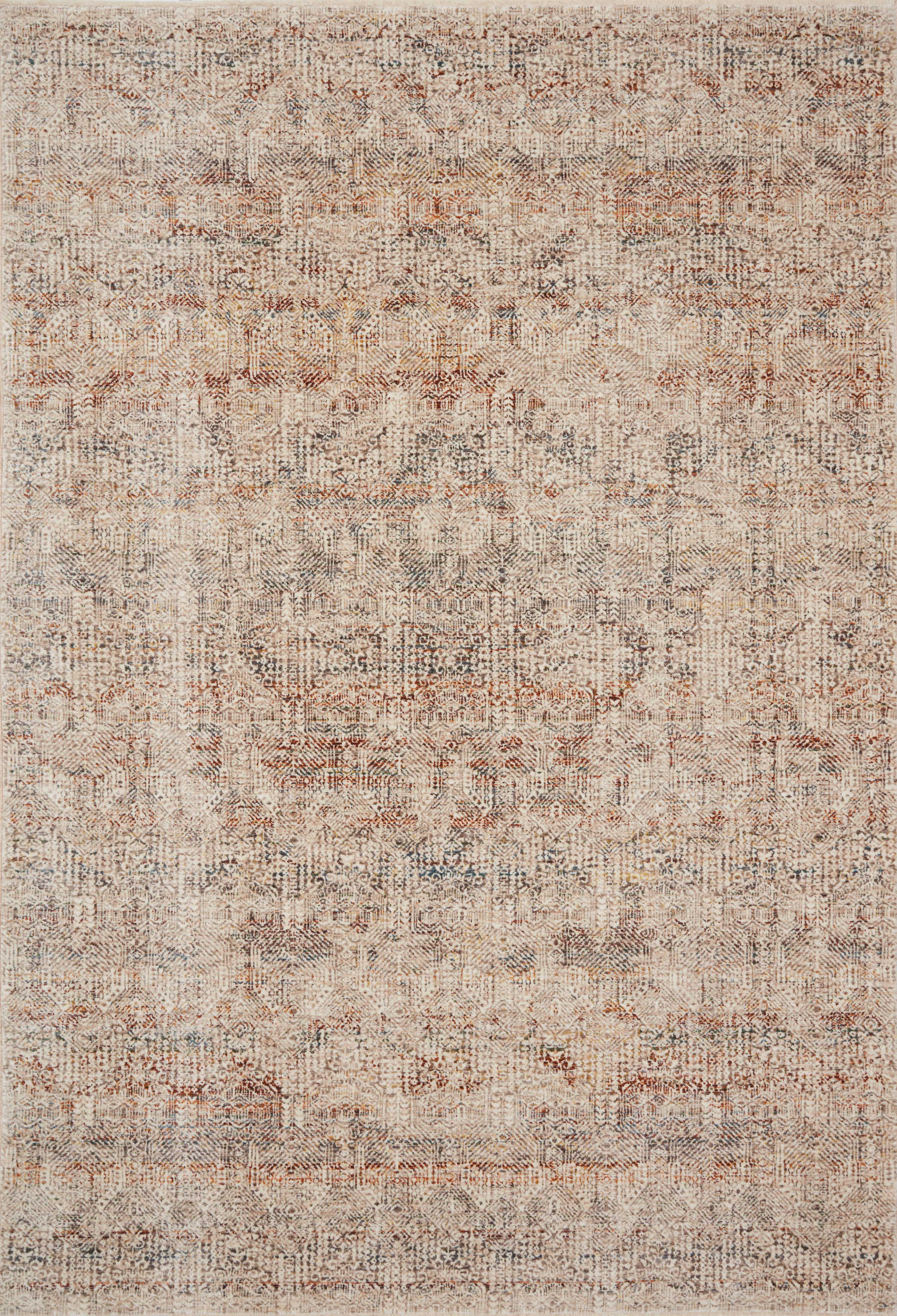 Loloi Rugs Lourdes Collection Rug in Ivory, Spice - 11'6